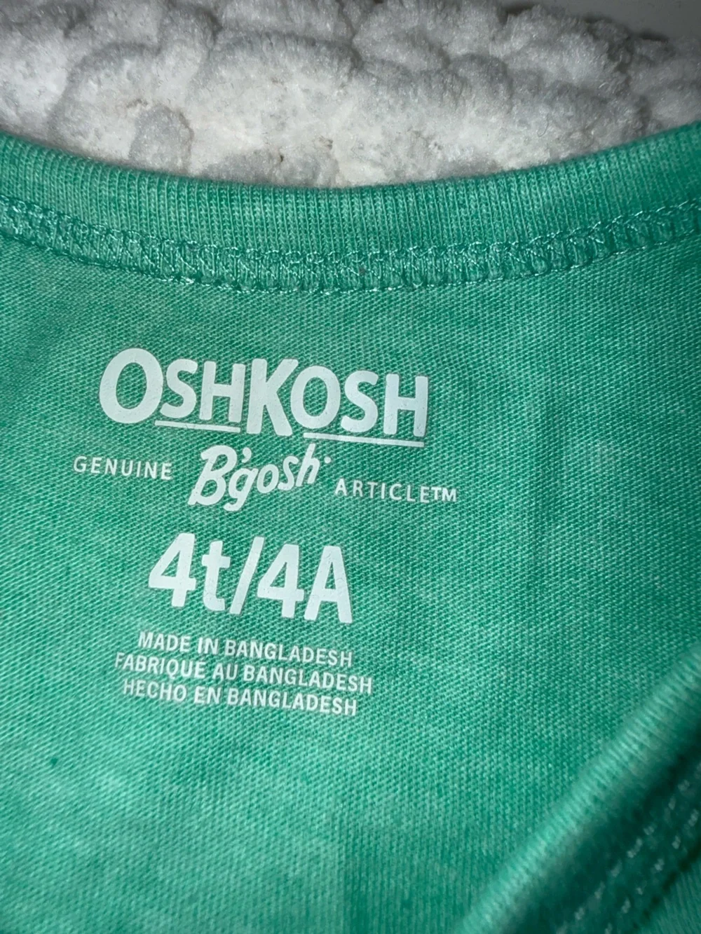 OshKosh B'gosh Teal Kids Graphic Tee